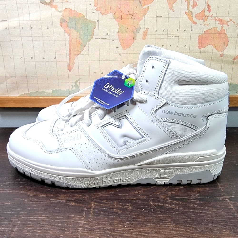 *BRAND NEW* New Balance 650R Triple White Men's Size 12.0